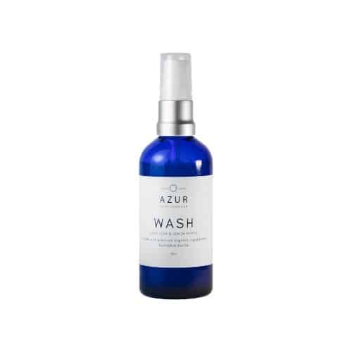 Face Wash Glass Bottle Azur Pure Skincare