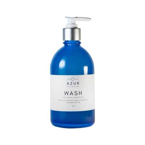 Hand & Body Wash Glass Bottle Azur Pure Skincare