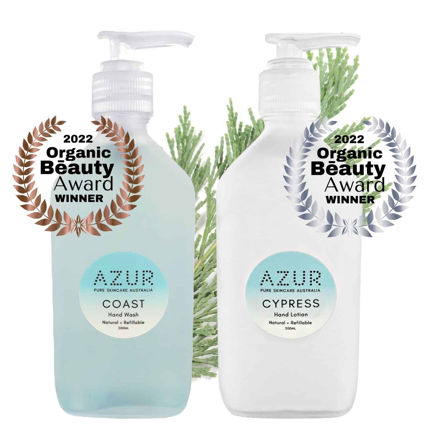 Refillable Hand Wash & Lotion Set