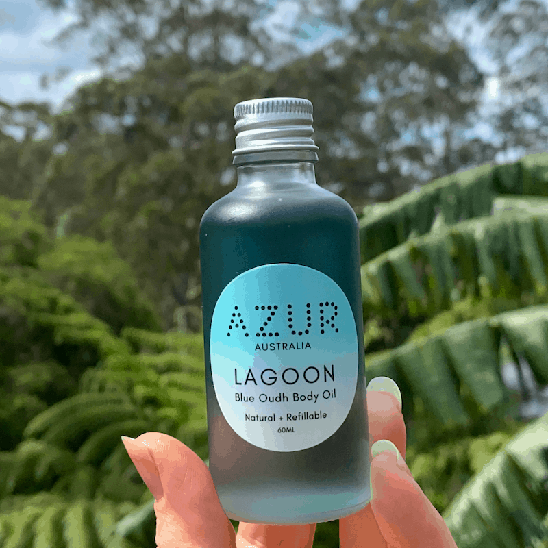 Azur Lagoon Blue Oudh Zero Waste Body Oil